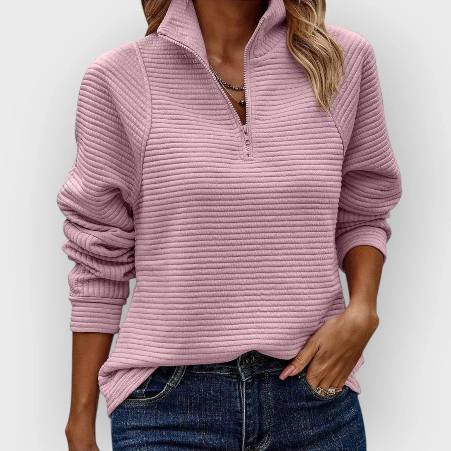 OLIVIA | HALF-ZIP PULLOVER