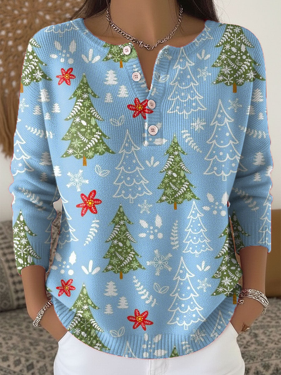 JULIA – CHRISTMAS JUMPER WITH BUTTONS