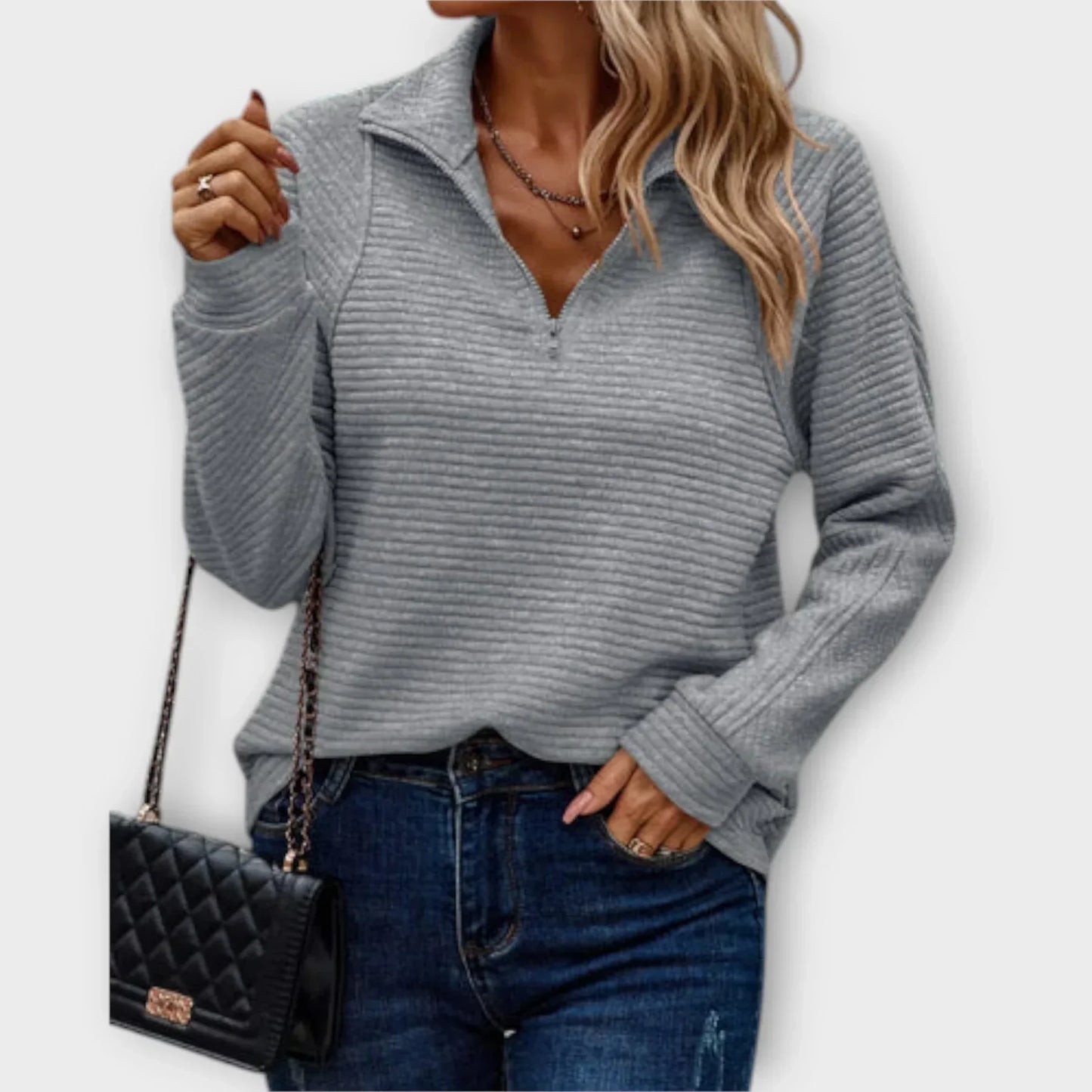 OLIVIA | HALF-ZIP PULLOVER