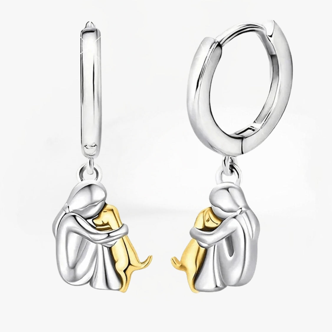 EMILY | Dog Embrace Earrings