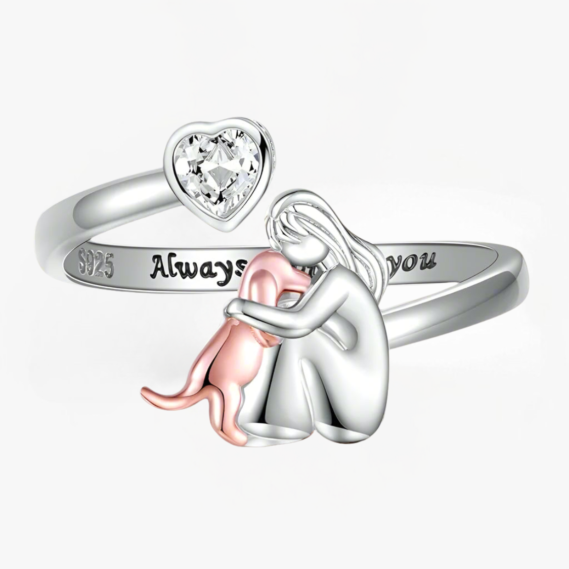 MAISY | Dog Embrace Ring (Rose)