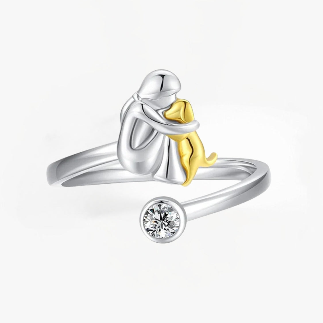 SARA | Dog Embrace Ring