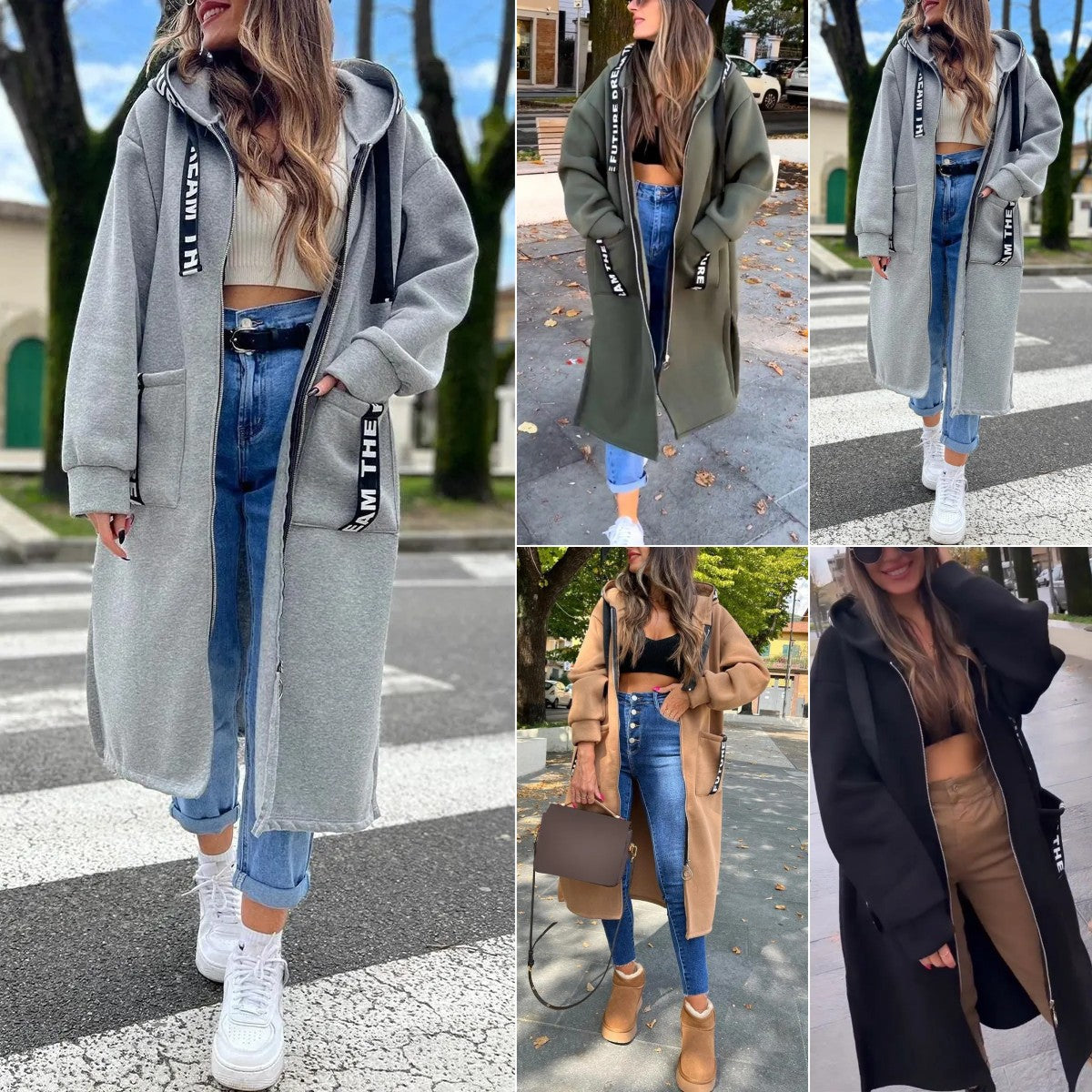 Chiara | Comfortable Oversized Hoodie Coat