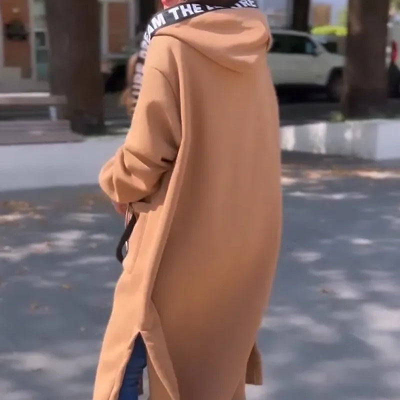 Chiara | Comfortable Oversized Hoodie Coat