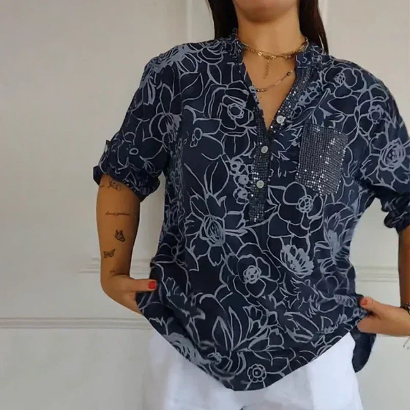 Lottie | Flower Print Blouse