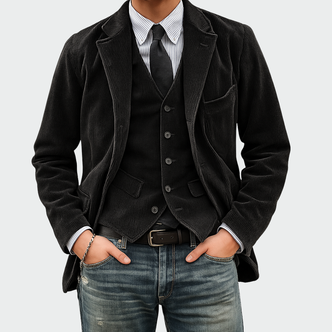 JOHN ™ | Elegant Blazer and Vest Set
