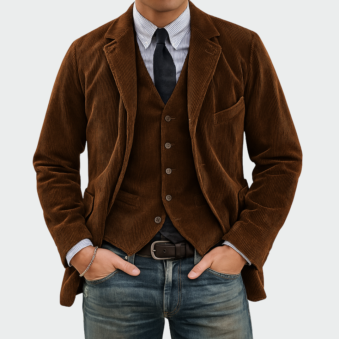 JOHN ™ | Elegant Blazer and Vest Set