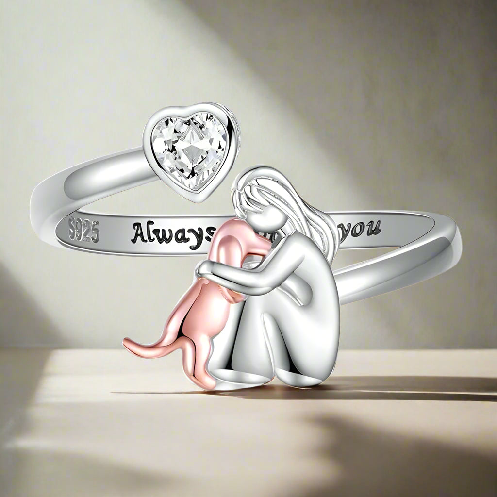 MAISY | Dog Embrace Ring (Rose)