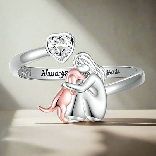 MAISY | Dog Embrace Ring (Rose)